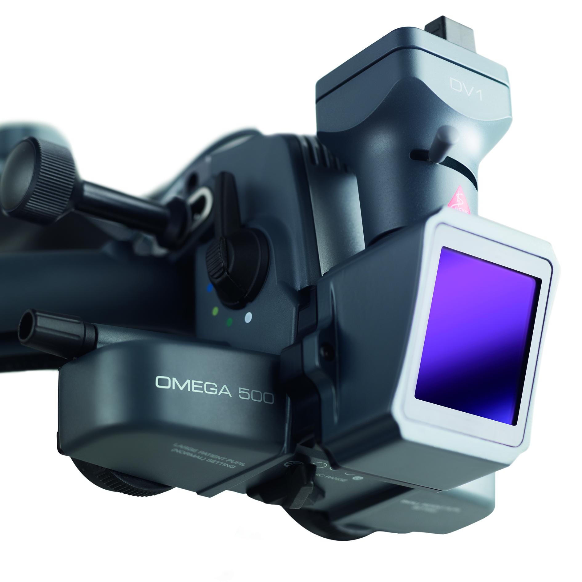 HEINE OMEGA 500 met DV1 kit en mPack batterij