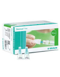 B. Braun Omnican Fine pennaalden 29G, 12 x 0,33 mm, 100 stuks