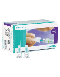 B.Braun Omnican Fine pennaalden 31G, 4 x 0,25 mm, 100 stuks