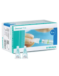 B. Braun Omnican Fine pennaalden 31G, 6 x 0,25 mm, 100 stuks