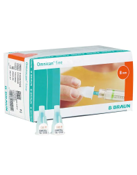 B.Braun Omnican Fine pennaalden 31G, 8 x 0,25 mm, 100 stuks