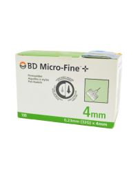 BD Micro-Fine pennaald 32G, 0,23 x 4 mm, 100 stuks