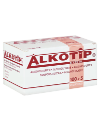 Alkotip alcoholdoekjes klein, 30 x 65 mm, 100 stuks