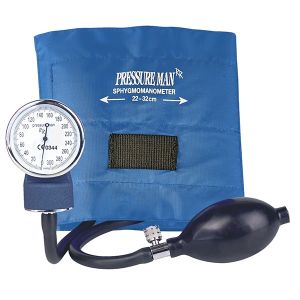 Pressure Man I bloeddrukmeter met groene klittenbandmanchet