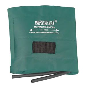 Pressure Man II Chrome Line bloeddrukmeter met groen manchet