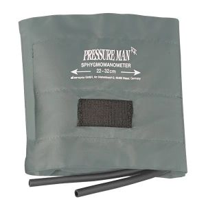 Pressure Man II Chrome Line bloeddrukmeter met grijs manchet