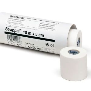 Strappal onelastische tape, los verpakt in omdoos, 2,5 cm x 10 m, 8 stuks