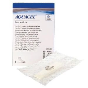 Aquacel lint, 1 x 45 cm, 5 stuks