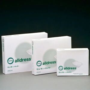 Alldress, steriel absorberend wondverband, 10 x 10 cm, 10 stuks