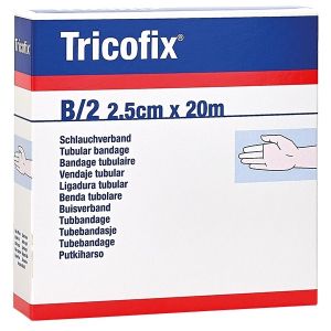 Tricofix buisverband van katoen, 4 cm x 20 m