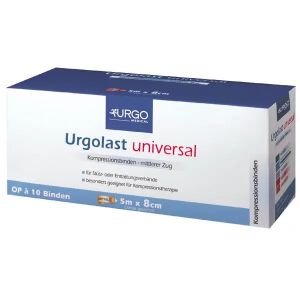 Urgolast Universal elastisch zwachtel, 12 cm x 5 m, wit, 10 stuks