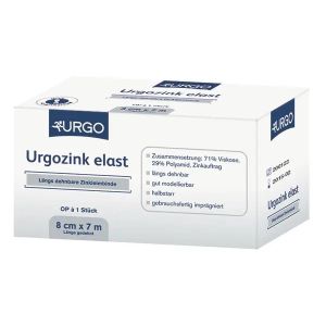 Urgozink Elast, 10 cm x 5 m, 10 stuks