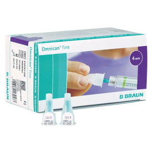 B.Braun Omnican Fine pennaalden 31G, 4 x 0,25 mm, 100 stuks