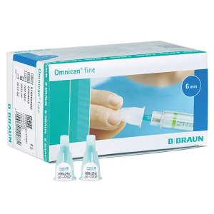 B.Braun Omnican Fine pennaalden 31G, 6 x 0,25 mm, 100 stuks