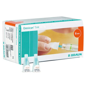 B.Braun Omnican Fine pennaalden 31G, 8 x 0,25 mm, 100 stuks