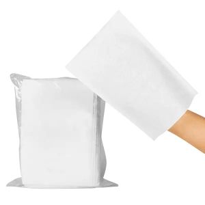 Wegwerp-washand, kleur naturel, 50 stuks