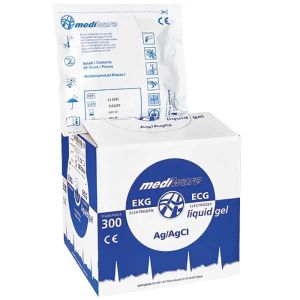 ECG Elektrodes Foam Liquid gel, blauw, 30 stuks