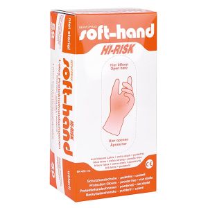 Softhand "Hi-Risk" handschoenen, klein, 50 stuks
