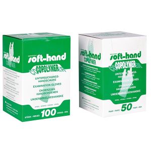 Softhand Copolymer handschoen, steriel, maat M, per paar, 50 paar