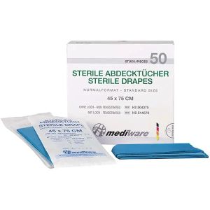 Afdekdoek 2-laags, 45 x 75 cm, 50 stuks (nieuwe verpakking)