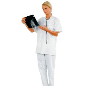 Tuniek wit 100% katoen, large