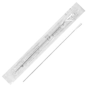 Wattenstokjes met metalen steel, steriel, 100 stuks