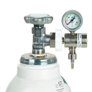 Zuurstof-drukregelaar, constante flow 6 liter/minuut