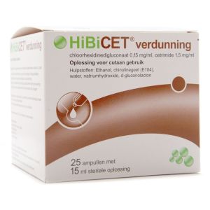 Hibicet verdunning 25 x 15 ml