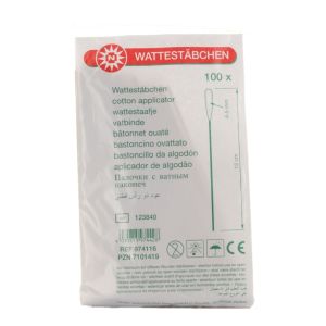 Wattenstokjes met kleine tip 4-5 mm, 100 stuks