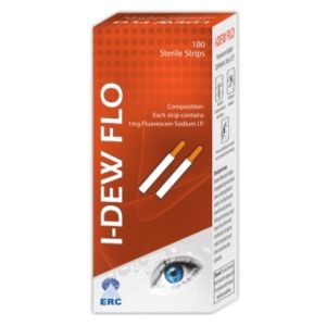 I-Dew Flo fluoresceïne strips, 100 stuks