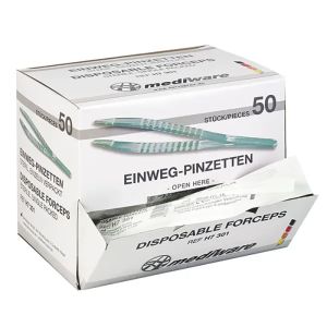 Mediware disposable pincetten steriel, 50 stuks
