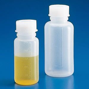 Gegradueerde wijdhalsfles, 1000 ml, 17 x 16 stuks