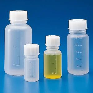 Gegradueerde wijdhalsfles, 500 ml, autoclaveerbaar, 25 stuks