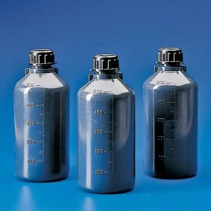 Donkergrijze nauwhalsfles, 125 ml, 600 stuks