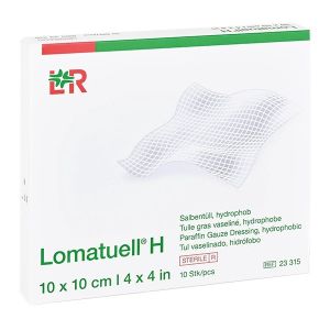 Lomatuell H, 5 x 5 cm, 10 stuks