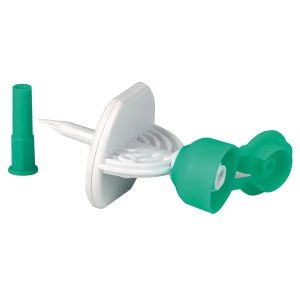 Mini-Spike opzuig- en bijspuitspike met 0,45 µm beluchtingsfilter, 50 stuks