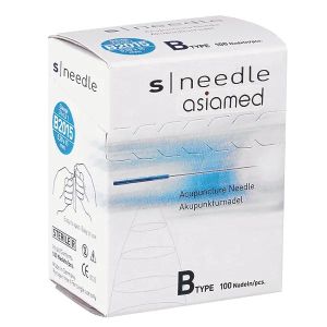 S-Needle acupunctuurnaald, nr. 8, type B, 0,30 x 50 mm, 100 stuks