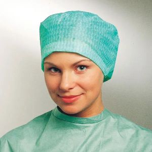 Klinidrape OK-muts, type Kosack, groen, 120 stuks