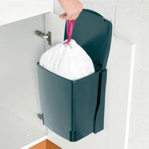 Inbouwafvalbak Built in Bin, 10 liter, zwart