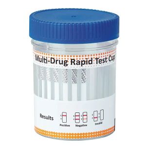 Cleartest Multi Drug Discreet ECO urinedrugtestbeker, 6-voudig, 25 stuks