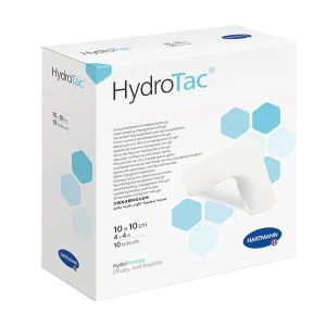 Hydrotac Comfort schuimverband, 12,5 x 12,5 cm, 10 stuks