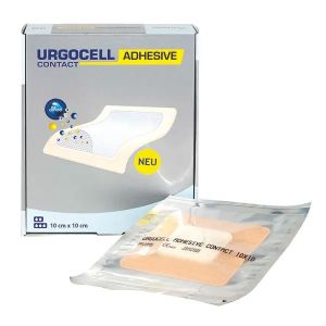 Urgocell Adhesive Contact klevend schuimverband, 15 x 20 cm, 10 stuks