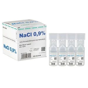 Isotone natriumchlorideoplossing 0,9%, 20 x 10 ml