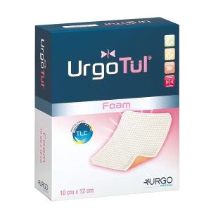 Urgotül Foam schuimverband, 10 x 12 cm, 10 stuks