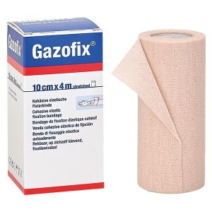 Gazofix cohesieve fixatiewindsel op grootverpakking, latexvrij, huidkleur, 4 cm x 20 m