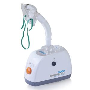 Ultrasone inhalator NB-150U, compleet met slang, masker, mondstuk, medicijnbeker en handleiding