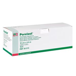 Porelast pleisterzwachtel, afzonderlijk, 8 cm x 2,5 m