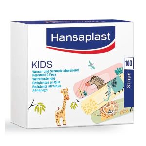 Hansaplast kinderpleister Big Pack Universal Kids in vrolijke dessins, 100 stuks