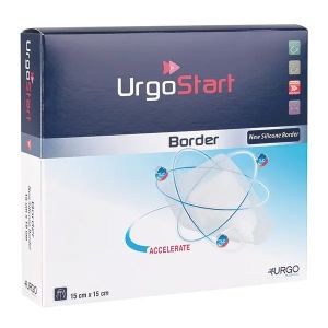 Urgostart Border wondverband met TLC-NOSF, 15 x 15 cm, 10 stuks