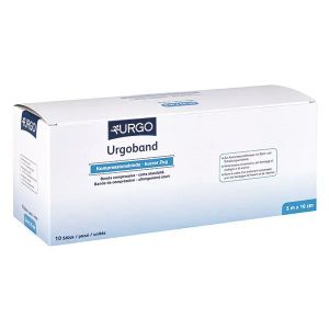 Urgoband elastisch zwachtel, 12 cm x 5 m, 10 stuks